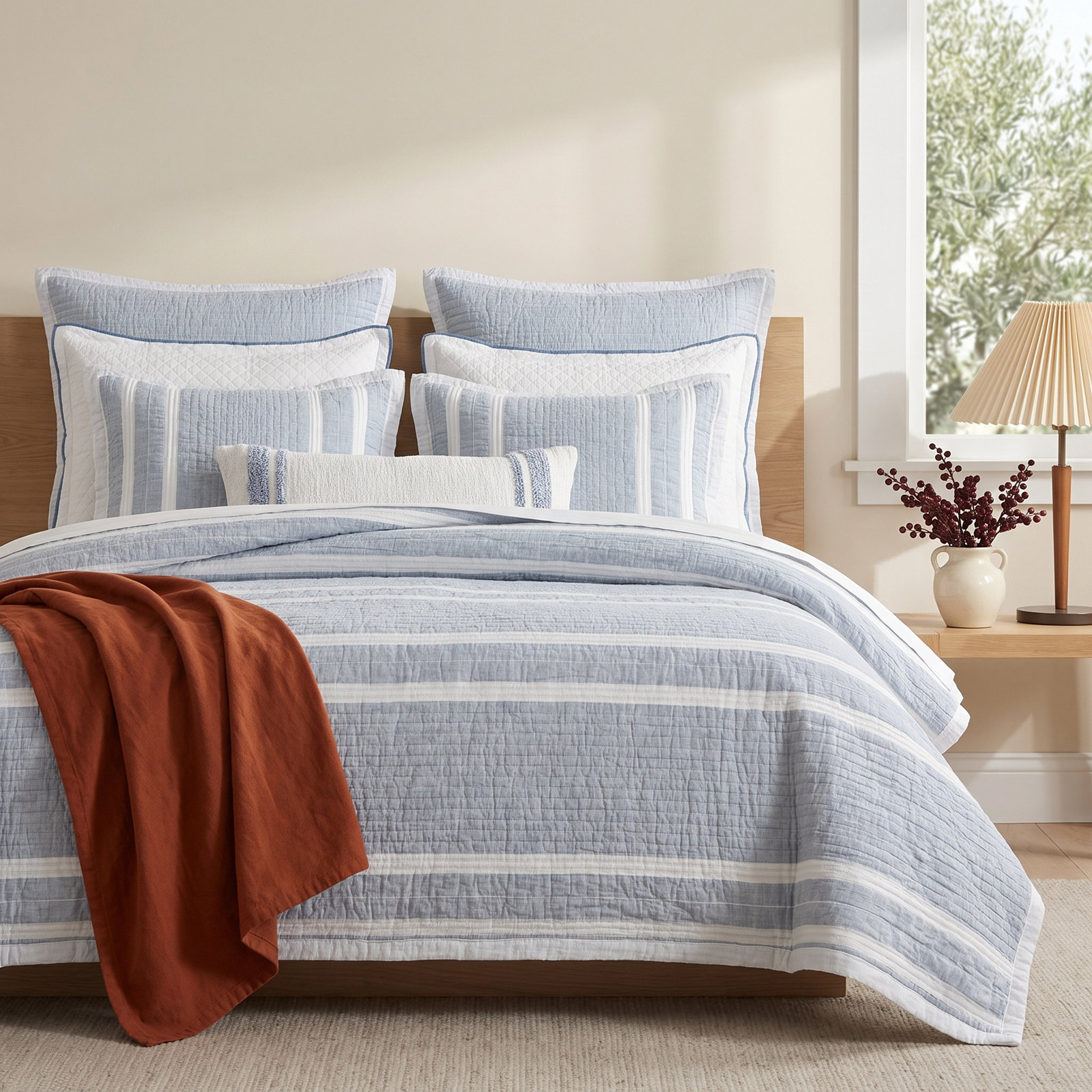 Sofina Cotton Duvet Cover Set, Queen Duvet Cover