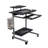 Compact Computer Cart With Storage-1237124391