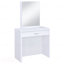 Coiffeuse avec miroir et tabouret Walsh