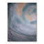 Reproduction d'art sur toile de luxe gris et bleu fluide II-607084960-607084968