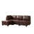 Dark Brown Faux Leather