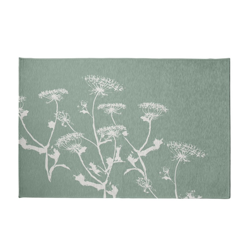 Alvordton Chenille Floral Indoor Rug, Rectangle 2' x 3'