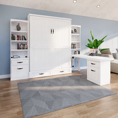 Isalgue Solid Wood Murphy Bed