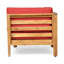Ensemble de causeuse 2 pièces Oana, rouge-94409810-94409811