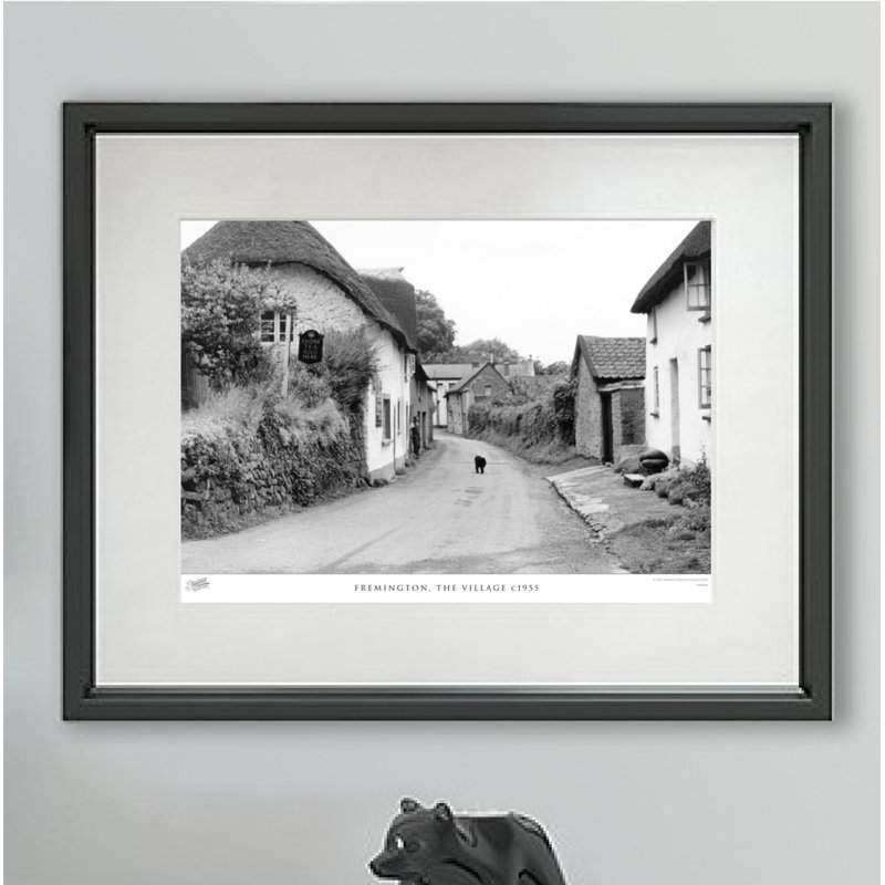 Fremington, The Village C1955 - Single Picture Frame Print, 60cm H x 80cm W x 2.3cm D