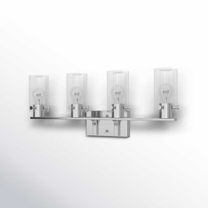 Barines 4 - Light Dimmable Vanity Light, Brushed Nickel