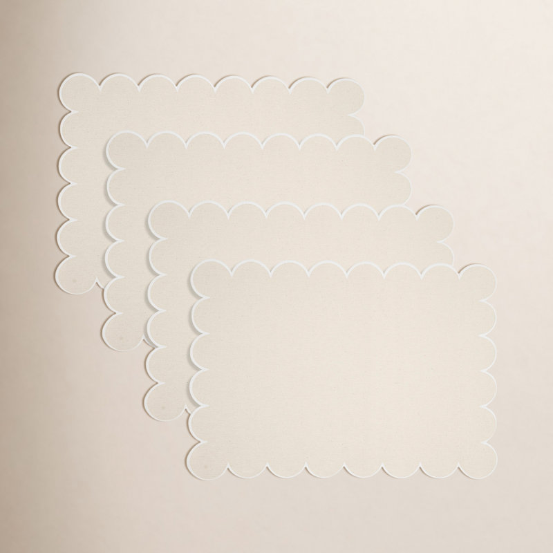 Paddock 100% Cotton Rectangle Placemats, Tan