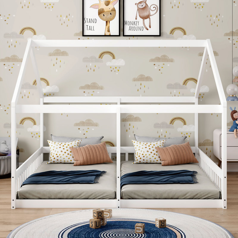 Schwabe Twin Bed by Isabelle & Max, White