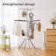 Bole Adjustable Rolling Clothing Rack