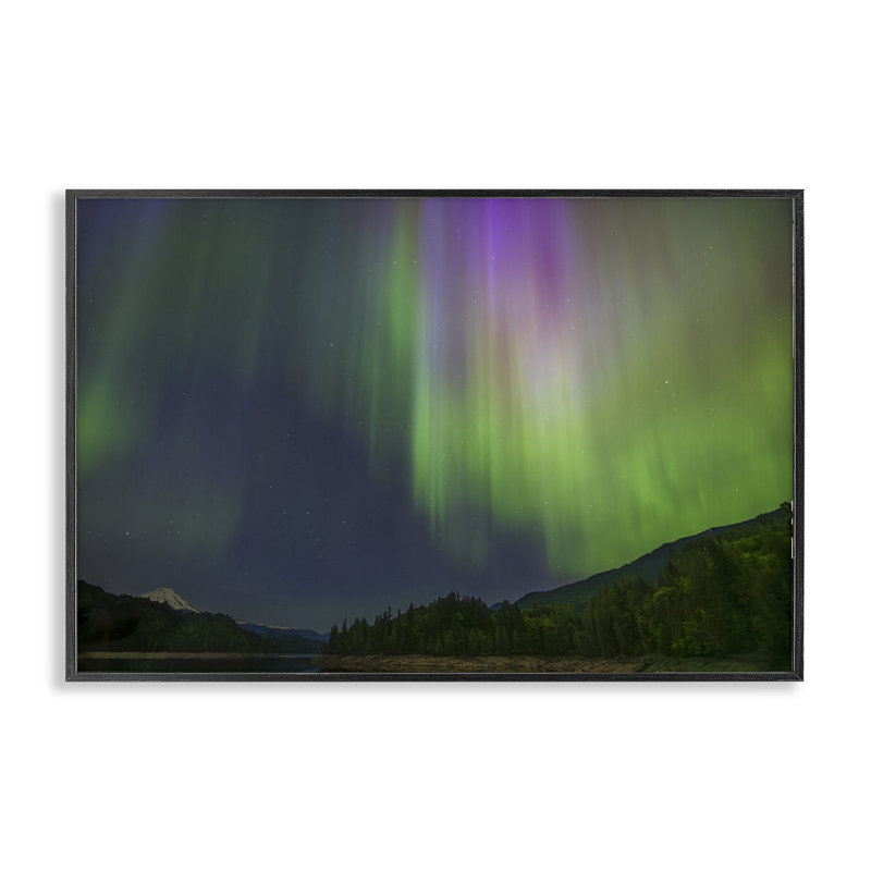 Giclée encadrée par Green Lights, H 12 po x l 18 po, Giclée encadrée noir minuit