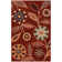 Adderley Floral Merlot Area Rug