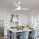 42''/52'' Standard Dimmable Ceiling Fan With Light Kit