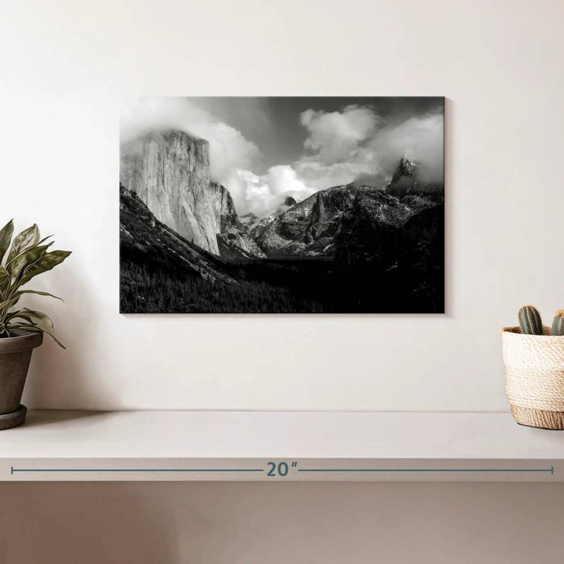Alvord Yosemite Valley BW, H 8 po x l 12 po
