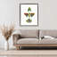 Cadre flottant Bright Moths Earth Tones, design par Farida Zaman-1345292287-1345292281