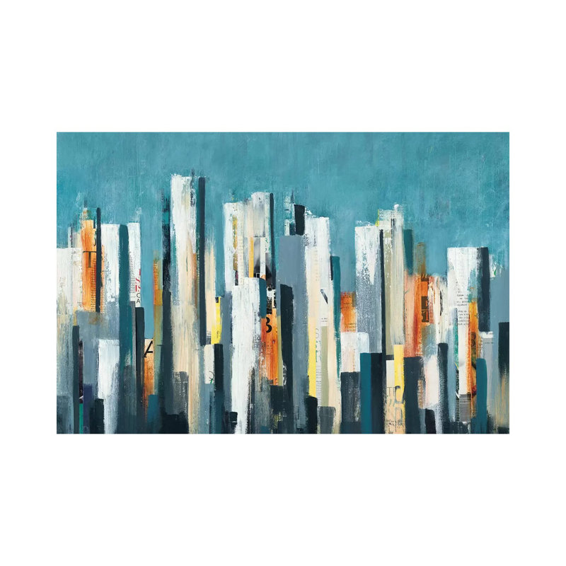 Urban Play 1 Piece Wrapped Canvas Painting, 20.32 cm H x 30.48 cm W