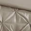 Édredon 7 pièces pour grand lit taupe - beau design, tissu, 1 édredon, 2 taies décoratives, 3 coussins, jupe de lit, élégant froissé, décoration lavable à la machine