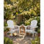 Chaise de patio en bois pour le jardin Chaise d'extérieur pliante en bois Adirondack-129866593
