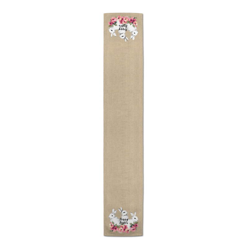 Chemin de table pâques Lapoint, 16 po x 72 po