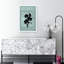 Aquarius Orchid Zodiac Abstract Contemporary Orchid Flower Landscape Wall Art Print 1 Piece Wrapped Canvas Wall Art-138309736