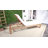 Outdoor Acacia Wood Chaise Lounge , Cushion Included-33394033