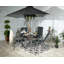 RIO 4 Seater dining Set including parasol