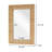 Bannoncourt Rattan Rectangle Mirror