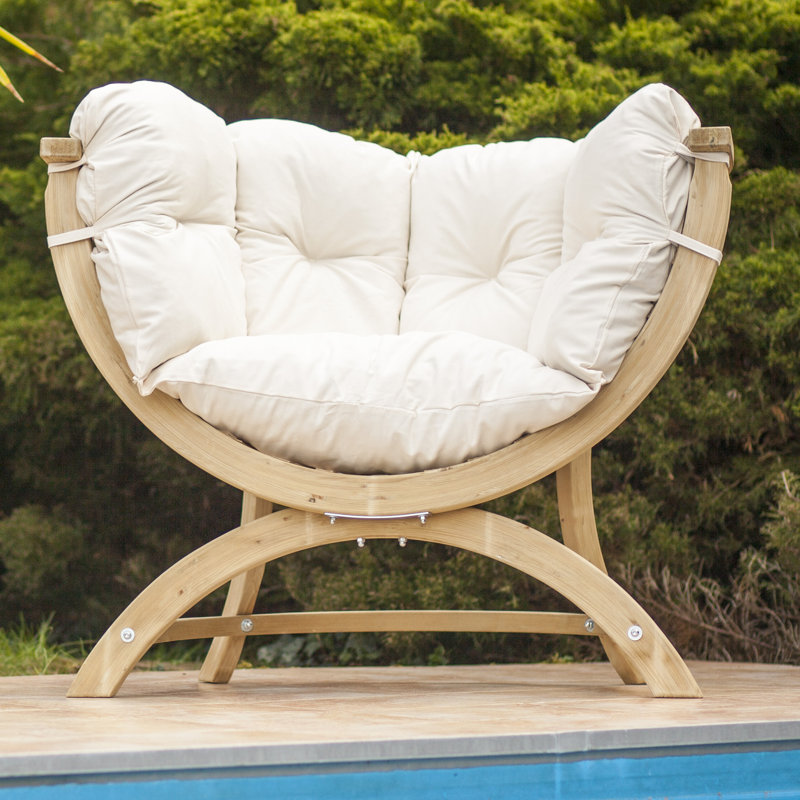 Pettengill Upholstered Armchair, White