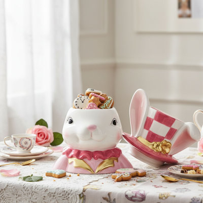 Boîte de 10 lapins Strawberry Street Dapper, rose