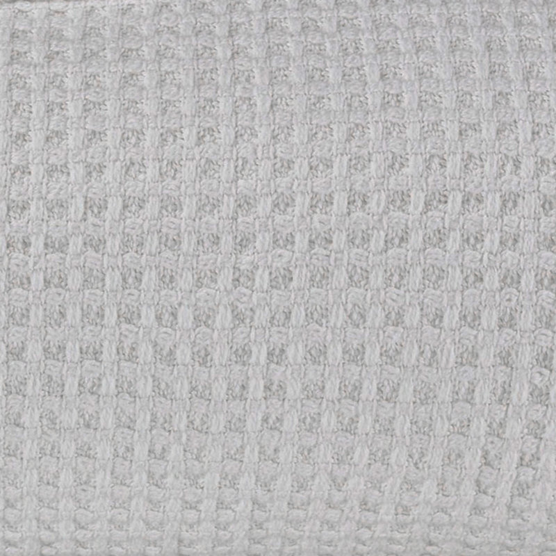 Waffleweave 100% Cotton Blanket, Light Grey, King
