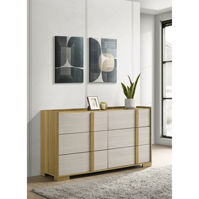 Commode 6 tiroirs Lincoln Natural