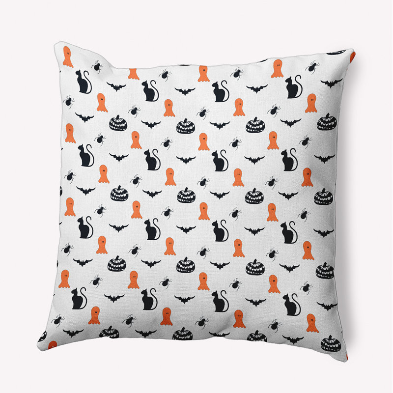 Coussin Vinco, 16 po x 16 po, Orange traditionnel
