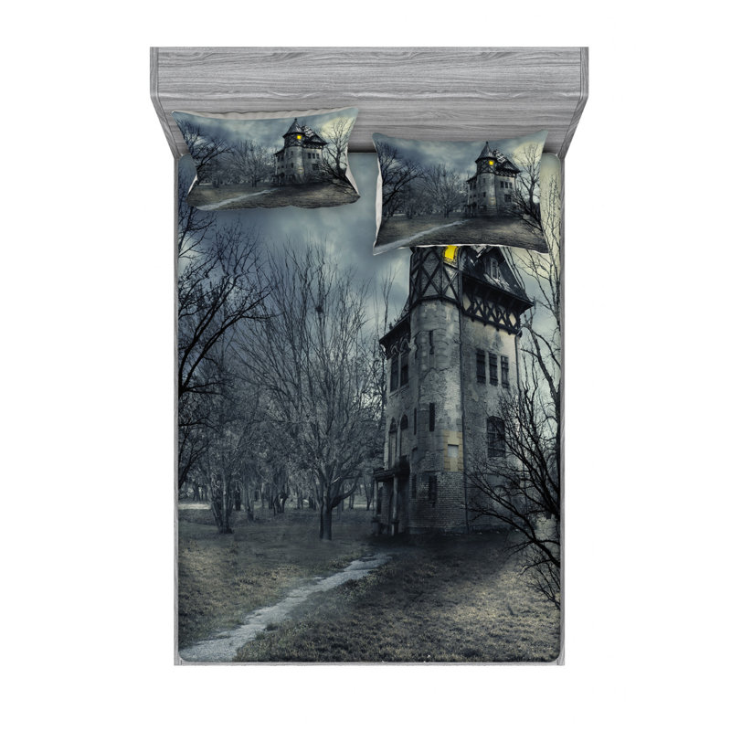 Microfiber Sheet Set, Queen Sheet Set with Fitted Sheet