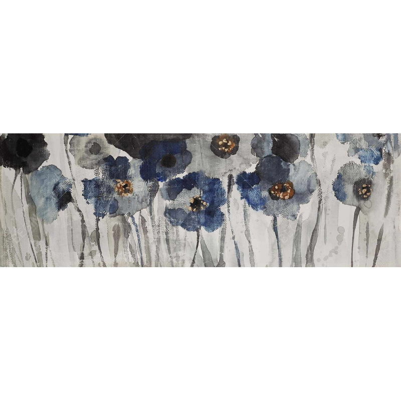 " Blue Blurry Flowers "