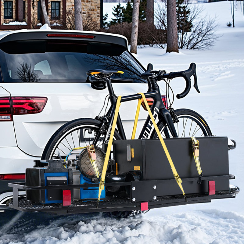 Porte-bagages d'attelage pliable 500 lb pour récepteur de 2 po