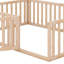 Structure de lit en bois avec clôture et porte-1988854178-1988854182