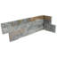 Stonecrest 6 in. x 18 in. Split Face Natural Stone Ledger Corner Wall Tile-92366323