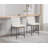 Mutsuo Upholstered Faux Leather Counter Stool with Metal Frame Chic Arm-less Counter Height Bar Stool for Coffee Bar/Kitchen Island-189656403