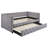 Cross Creek Grey Upholstered Daybed with Trundle