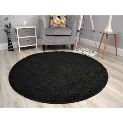 Juwon Solid Colour Shag Area Rug