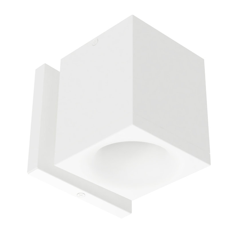 Zoron Dimmable LED Outdoor Square Wall Light With Color Temperature Switch (2700K/3000K/3500K/4000K/5000K), 45° Beam Angle