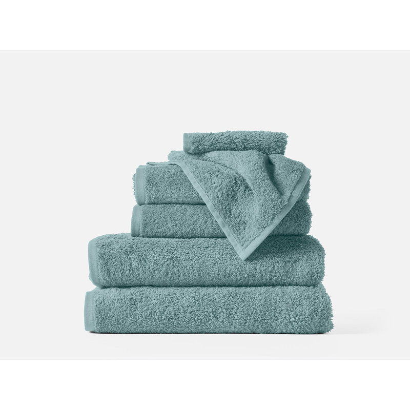 Cloud Loom Bath Sheet, Pacific Blue