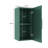 14" Wall-Mounted Floating Bathroom Vanity Side Cabinet With A Door And A Shelf, (Suitable For JODI Bathroom Vanity), Green Color