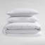 Calvin Klein Washed Texture Solid Cotton Duvet Cover Set-93507460-93507459