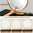 Vanity Table Stool Set with Mirror-181699169