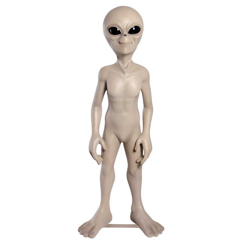 Out-of-this-World Giant Extra Terrestrial Alien Statue