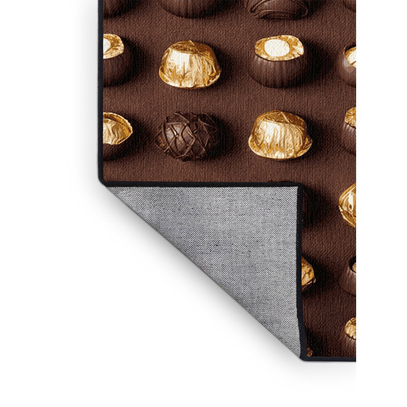  Tapis lavable Ferrero Rocher Desserts, Carré 5 pi