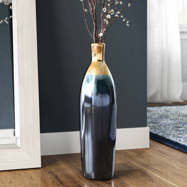 White handmade bamboo vase 60cm tall Floor or table vase – Marissa's Garden  & Gift