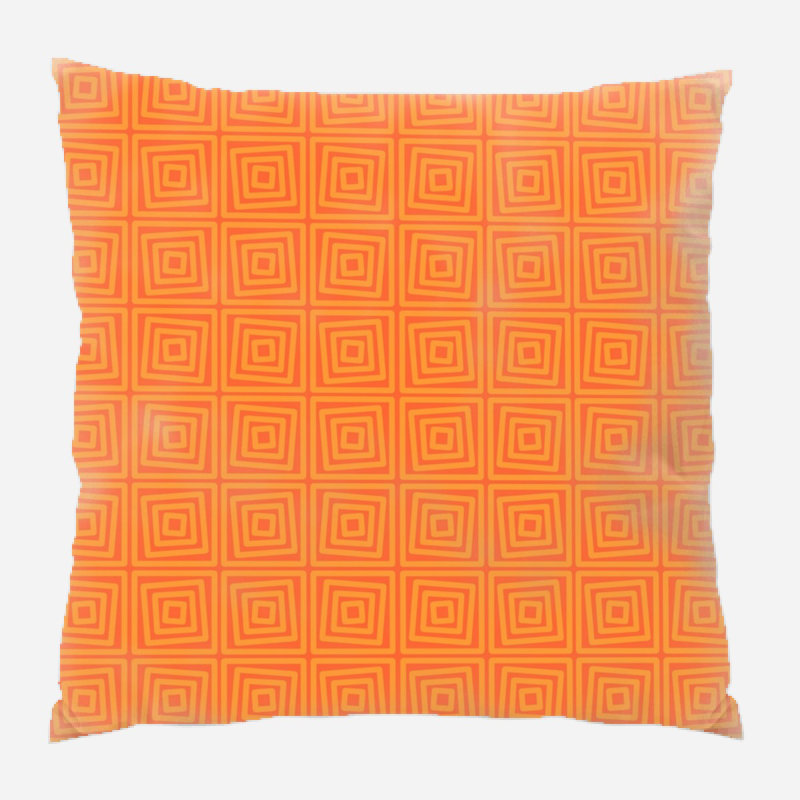 Coussin design, Orange