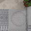 Tapis d'intérieur / extérieur gris / blanc / géométrique 6X9 Guros Collection-964197942