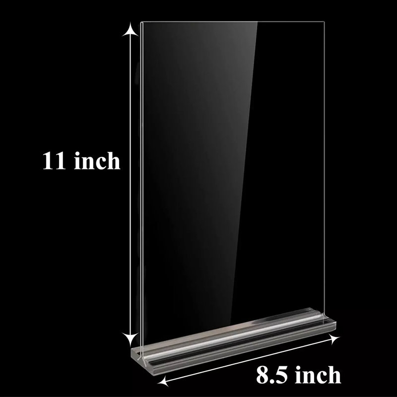 6-pack 8.5x11 Acrylic Sign Holders